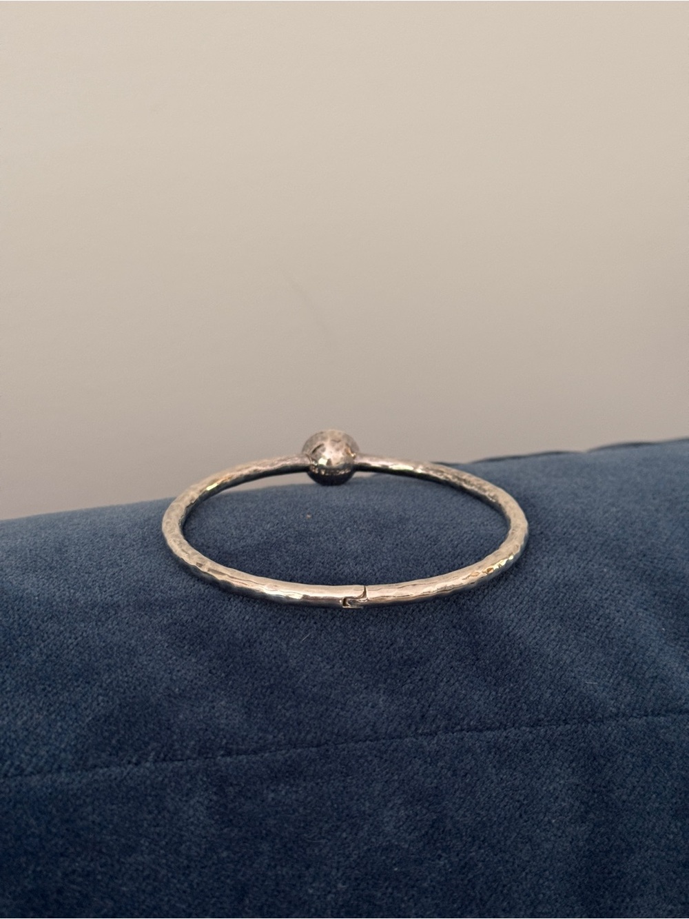 IPPOLITA WONDERLAND 925 SILVER QUARTZ HINGED BRACELET BANGLE - Picture 2 of 6
